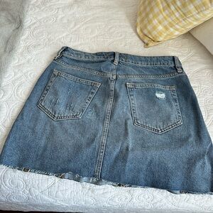 Free people denim skirt